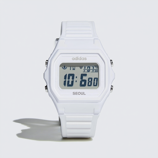 Adidas Men's ADH2120 Seoul Classic Digital White Watch