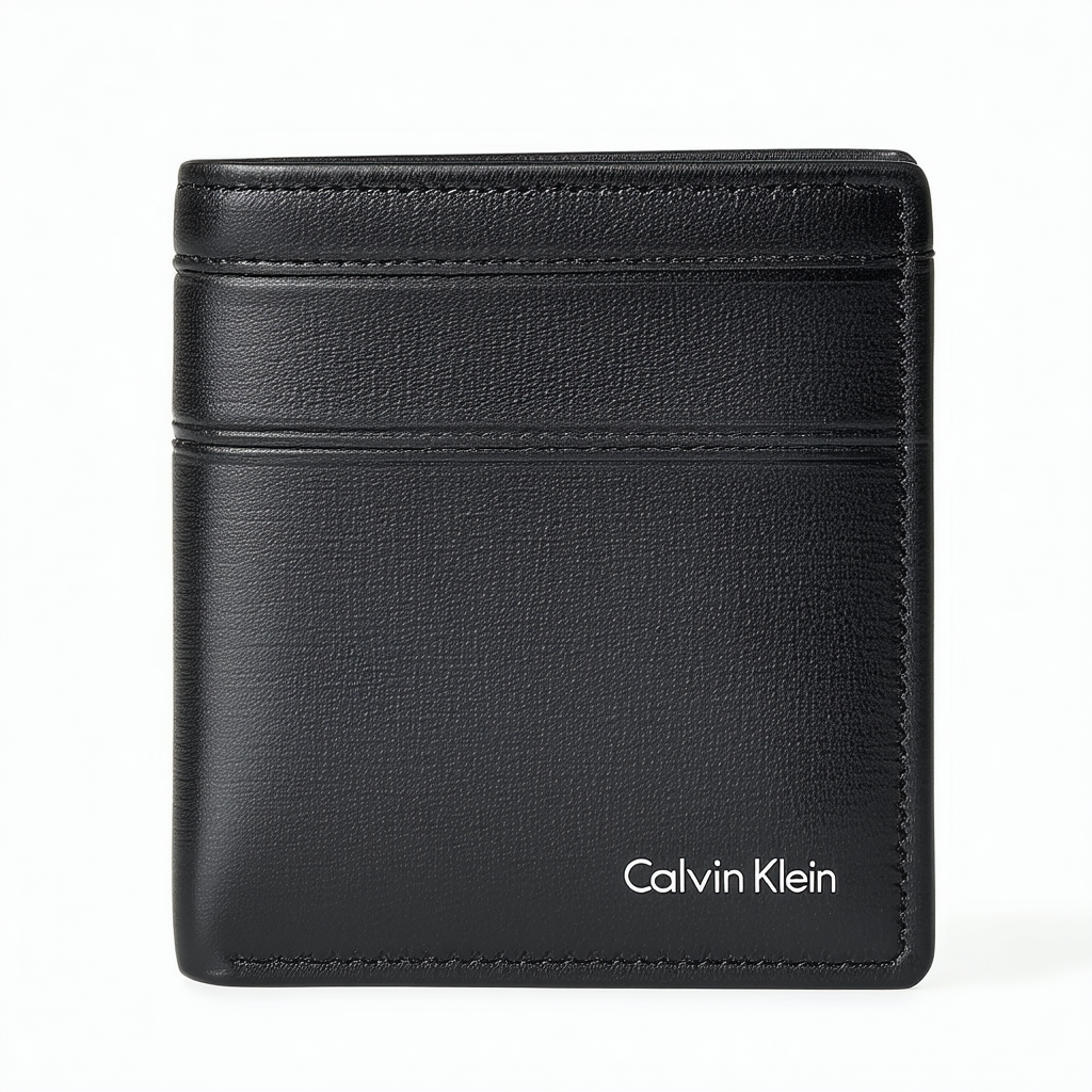 Calvin Klein Men's RFID Slim Minimalist Leather Trifold Wallet