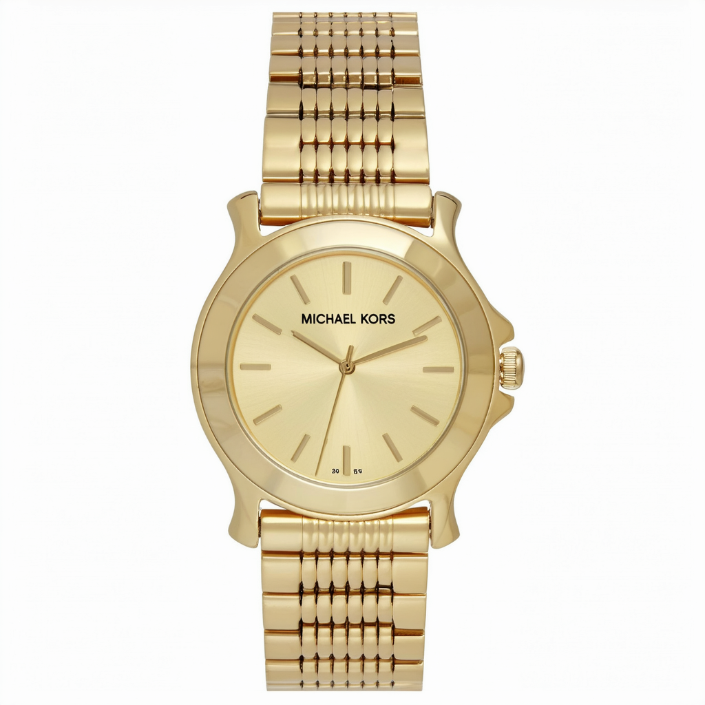 Michael Kors Women's Slim Runway Twist Watch, Gold, One Size
