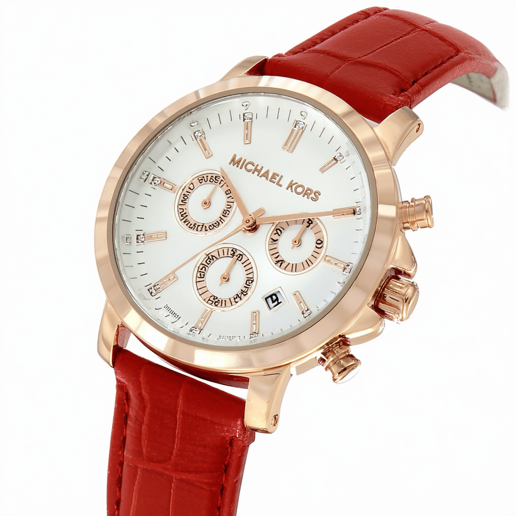 Michael Kors Women's Norie Red Watch MK2618