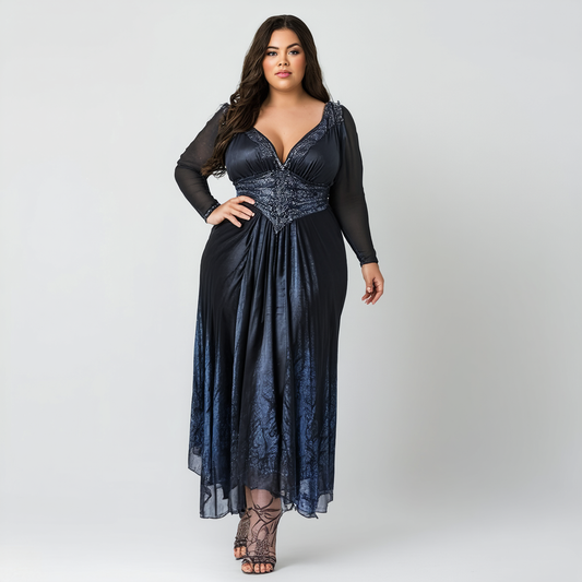 Midnight Priestess Costume - Plus Size - Dress Size 16-22