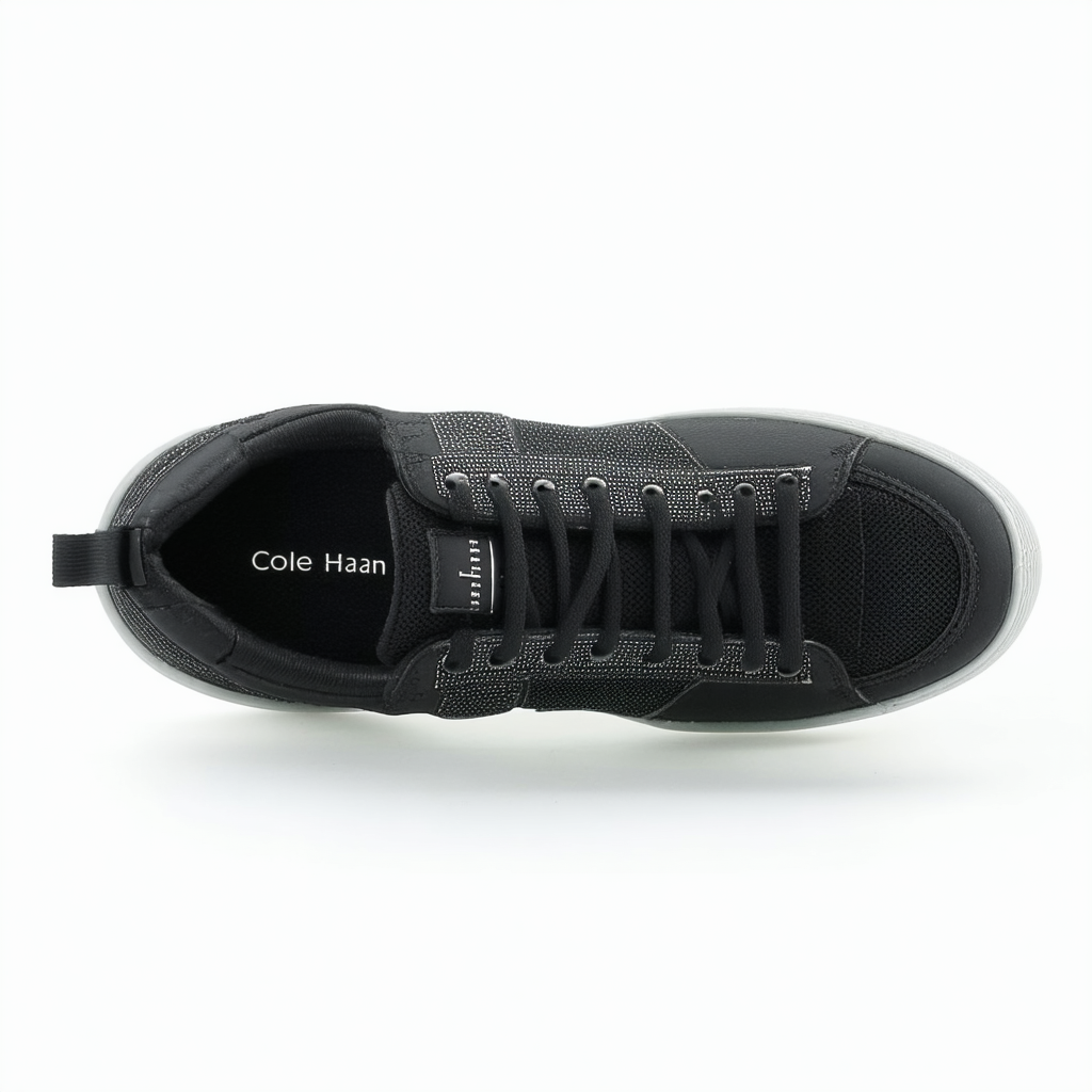 Cole Haan Women's Air Bria Zip Sport Sneaker,Black/,6 M US