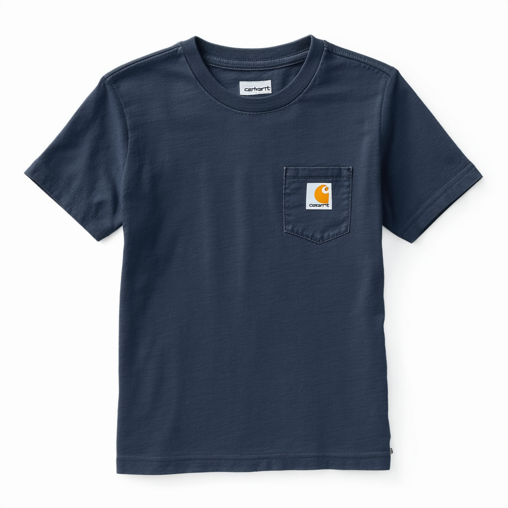 Carhartt Boys' Short Sleeve Cotton Pocket Tee T-Shirt