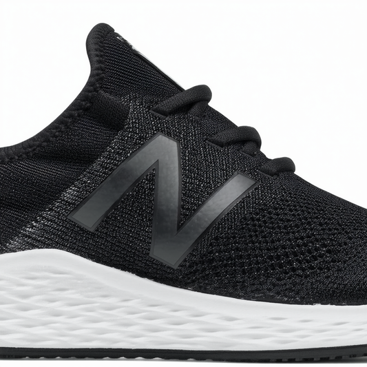 New Balance Women's Fresh Foam Cruz Sport V2 Sneaker, Black/White, 8 B US