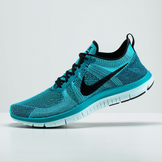 Nike Womens Free TR Flyknit Blue Lagoon/Black 718785-402 (SIZE: 6.5)
