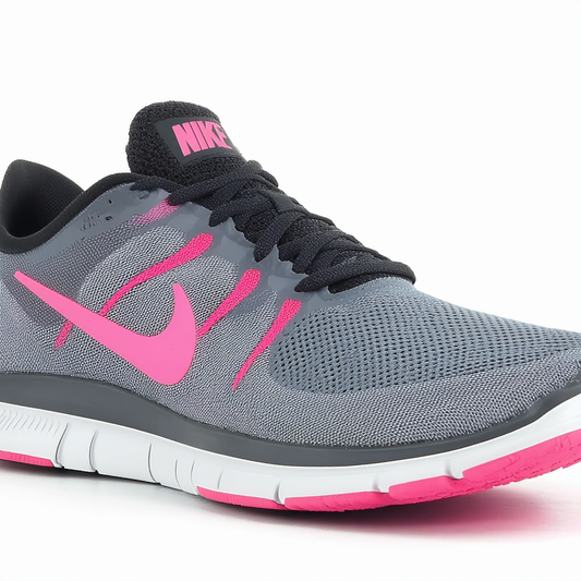 Nike Men's Free OG '14 Medium Ash/Fuchsia Force/Black Running Shoe 11 Men US