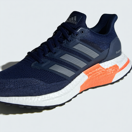 adidas Men's Supernova Sequence 8 Running Shoe - Collegiate Navy/White/Orange