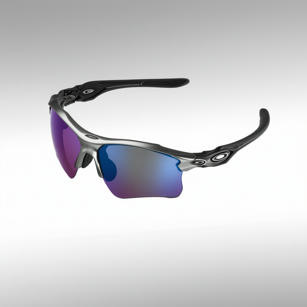 Oakley Mens Radarlock Path Silver Sport Sunglasses