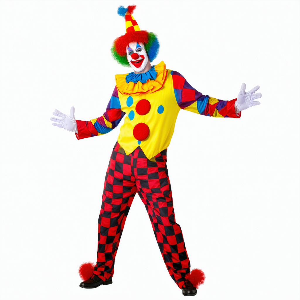 Forum Novelties Men's Checkers The Clown Costume