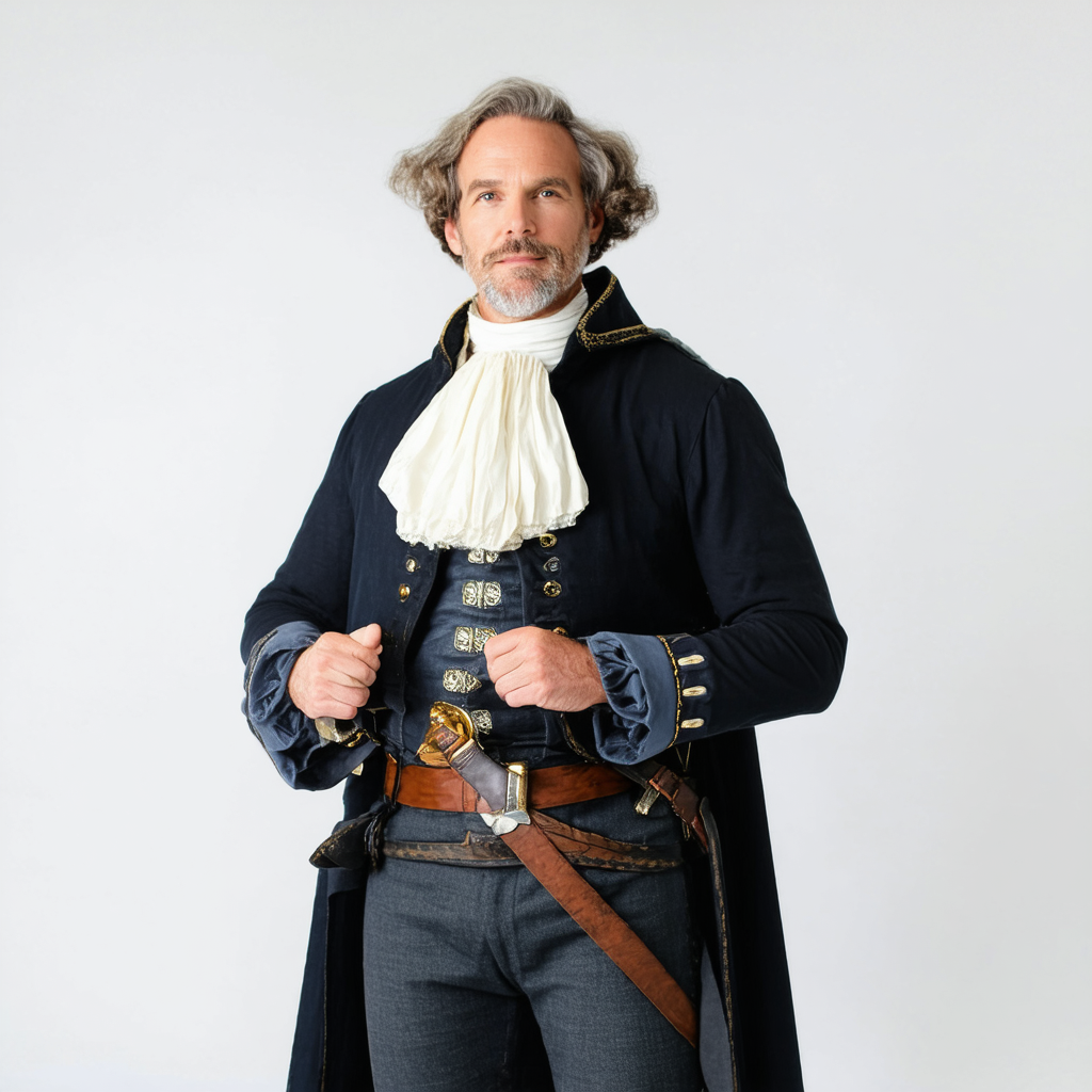Men's Captain John Longfellow Costume