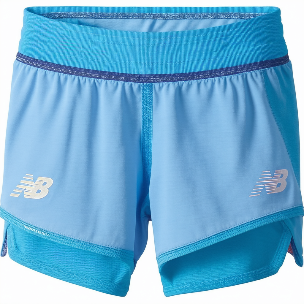 New Balance Girls' Layered Bike Short
