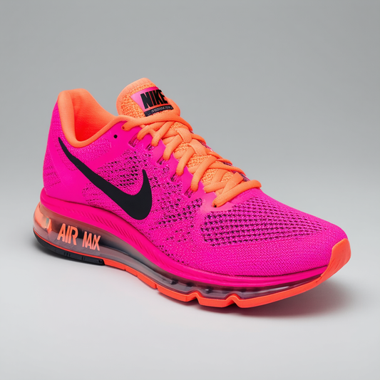 Nike Women's Air Max 2015 Running Shoe (8.5 B(M) US, Fuchsia Flash/Black/Hot Lava)