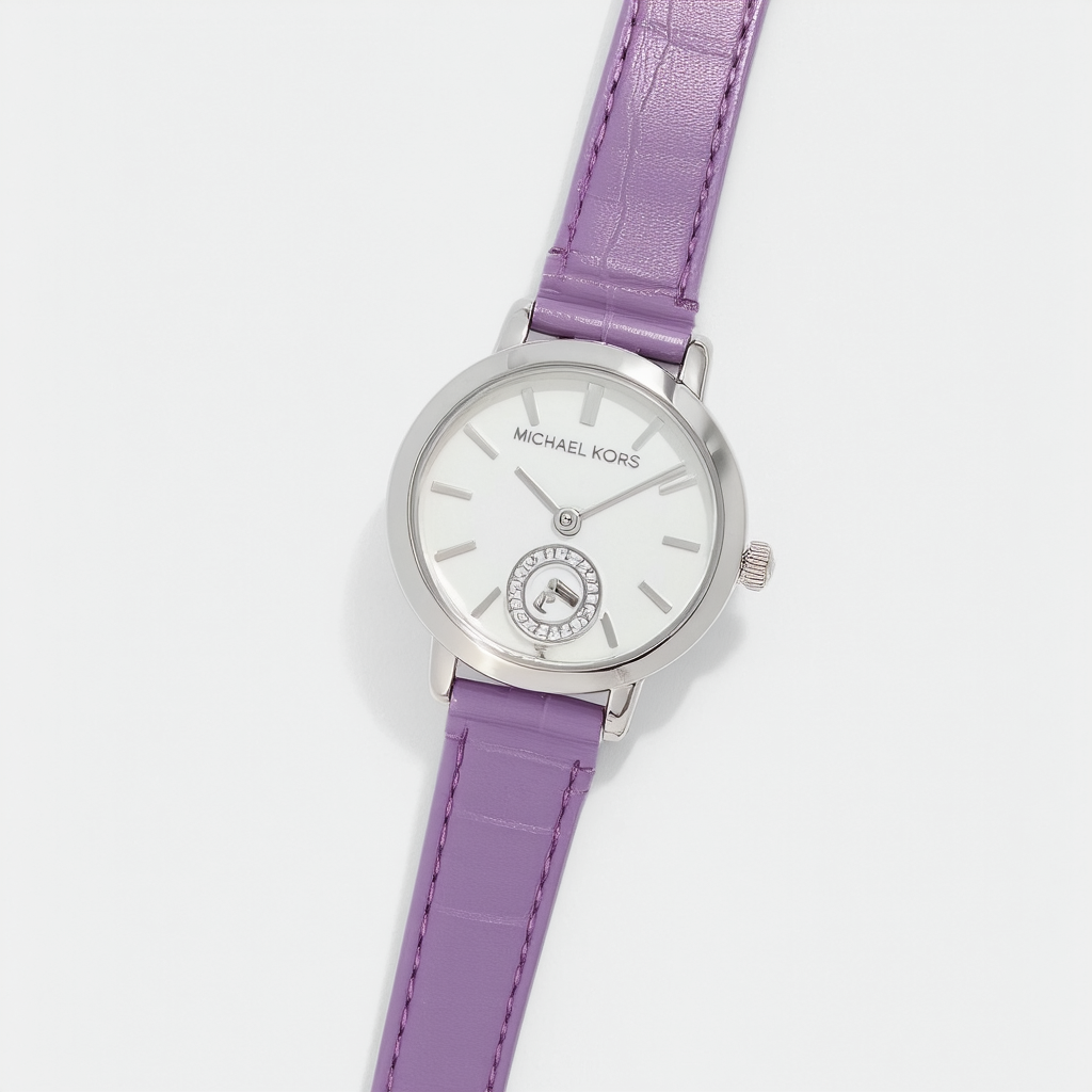 Michael Kors Women's MK3725 Mini Darci Analog Display Quartz Purple Watch