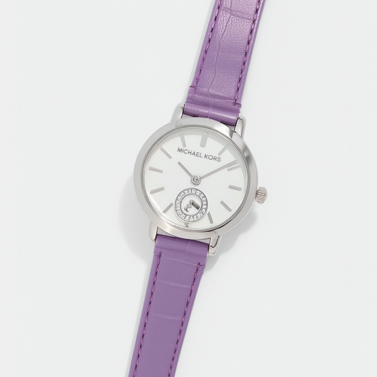 Michael Kors Women's MK3725 Mini Darci Analog Display Quartz Purple Watch