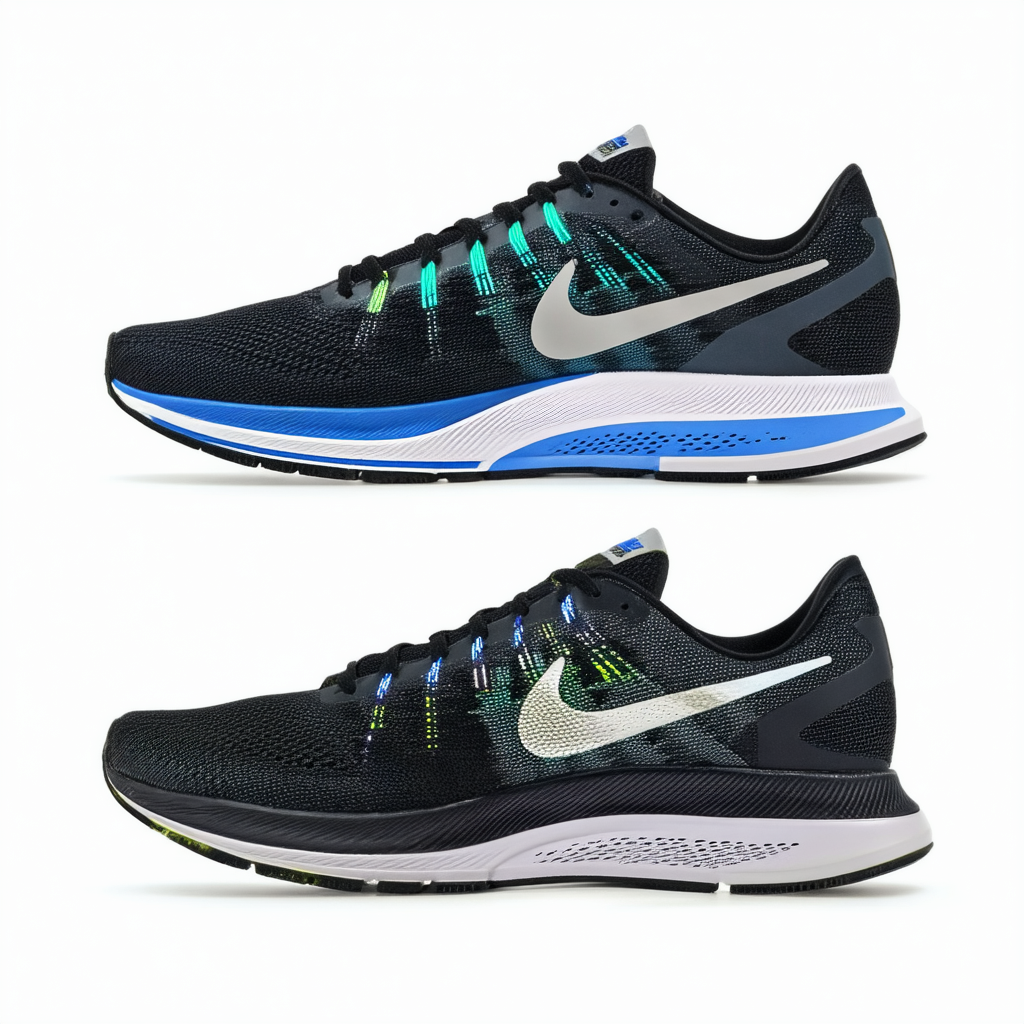 NIKE Men's Lunareclipse 4 Black/Rflct Slvr/Pr Pltnm/Anthracite Running Shoe 8.5 Men US