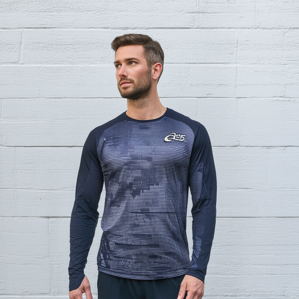 ASICS Men's Train for Sport Graphic Long Sleeve T-Shirt