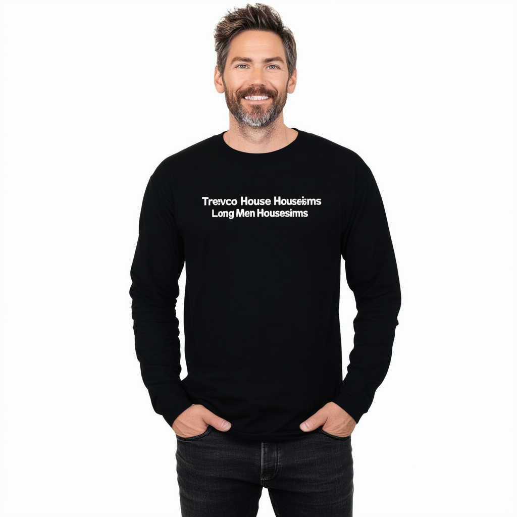 Trevco House Men's Houseisms Long Sleeve Black