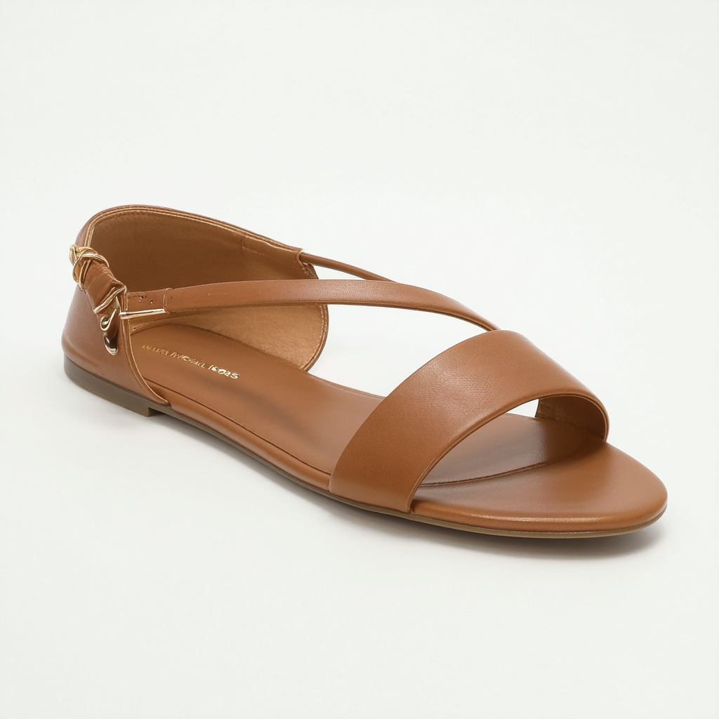 Michael Michael Kors Women's Olivia Flat (11 B(M) US, Sun Tan)