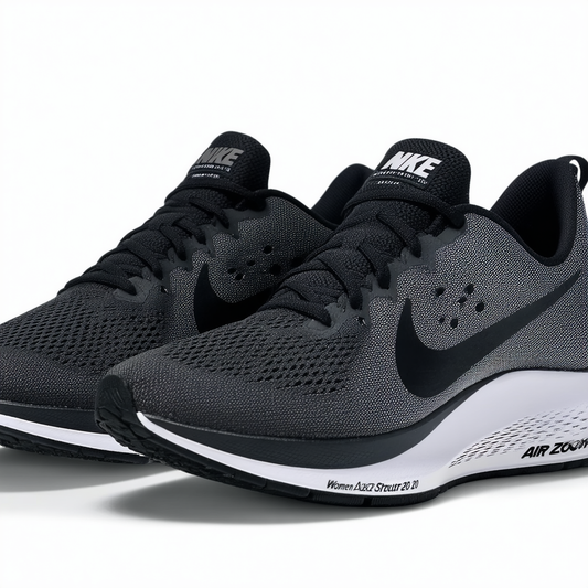 Nike Women's Air Zoom Structure 20 Running Shoe, Black (8.5)