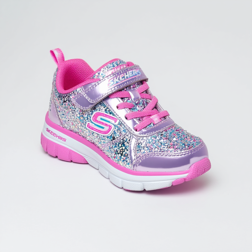Skechers Kids Girls Air Appeal Glitztastic Sneaker