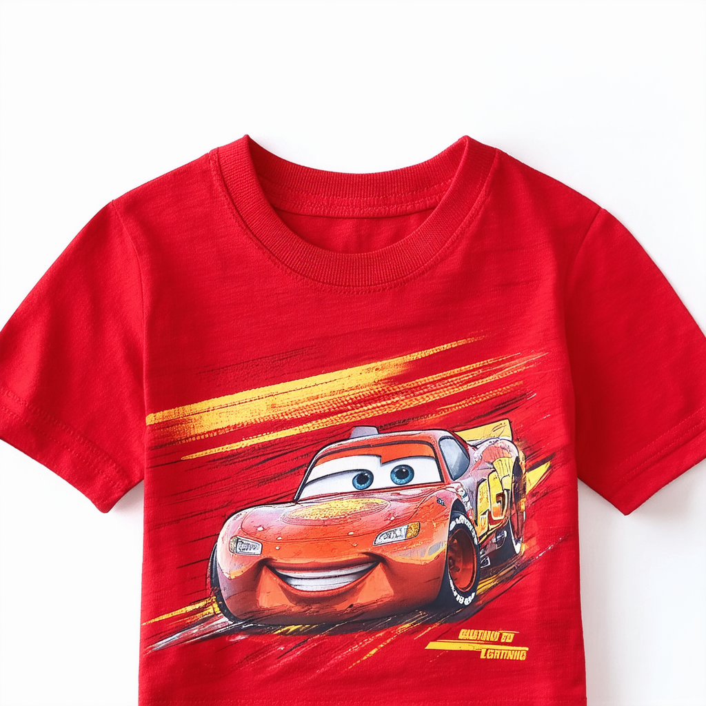 Disney Pixar Cars Tow Mater Lightning McQueen 2 Pack T-Shirts Toddler to Big Kid