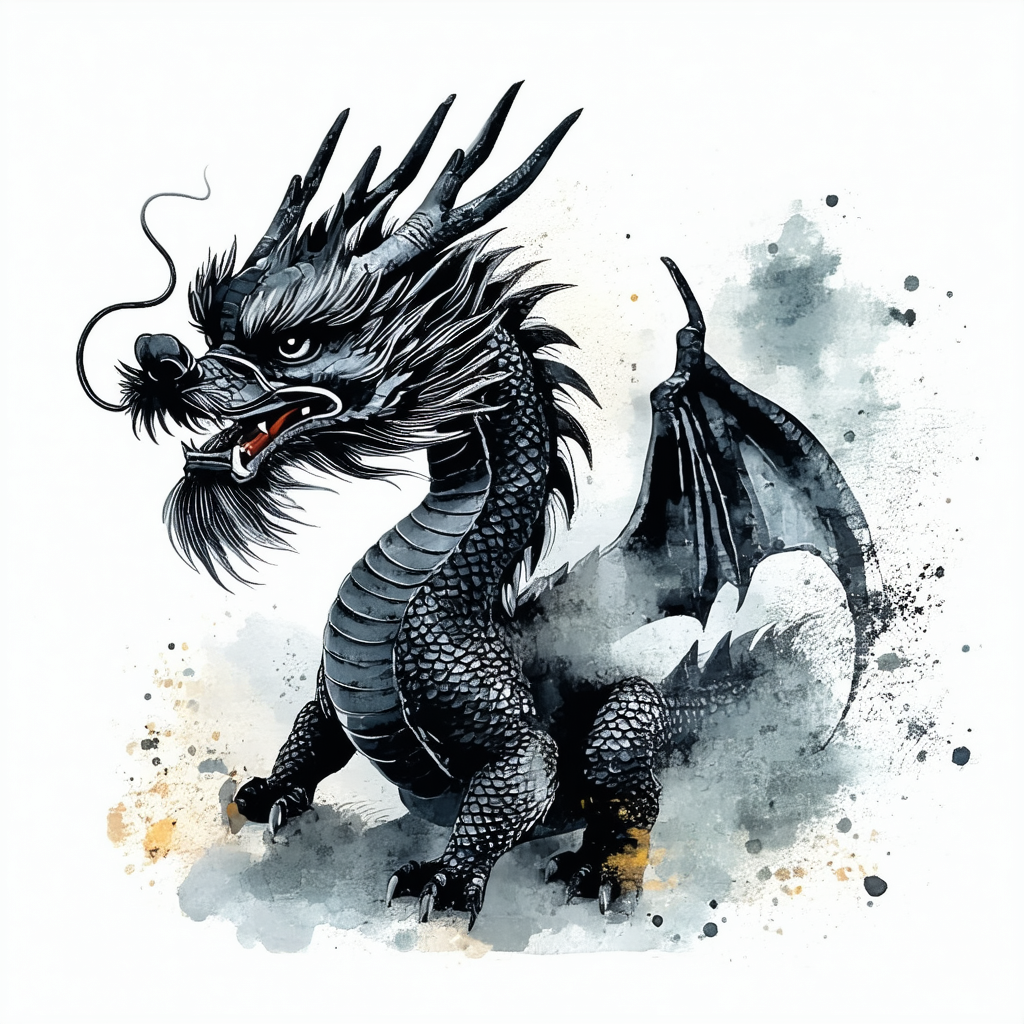 The Mountain Kids Black Dragon T-Shirt