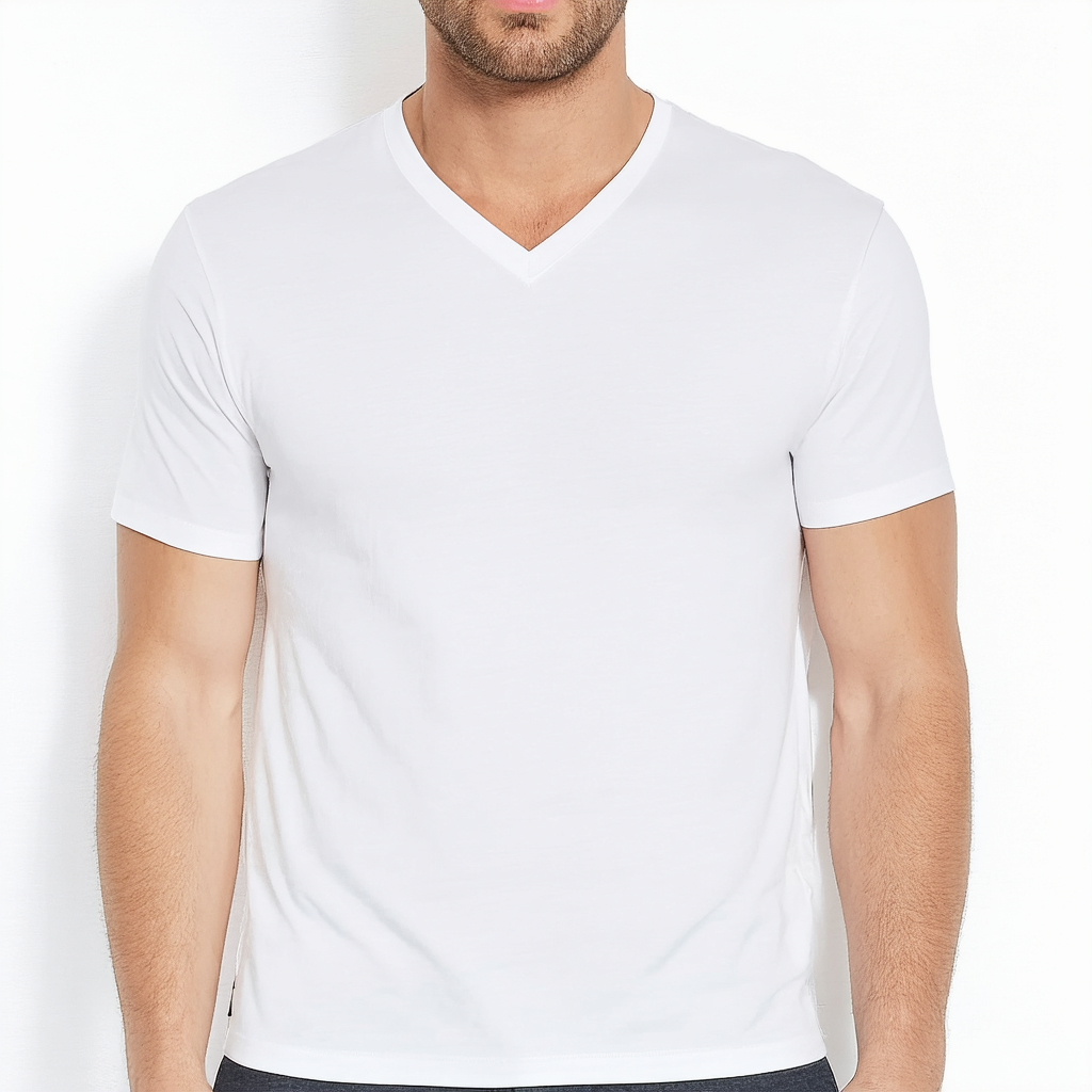 Calvin Klein Men's Short Sleeve V-Neck Tee