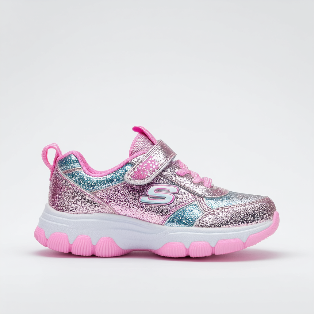 Skechers Unisex-Child Shuffles-Dazzle Dancer Sneaker