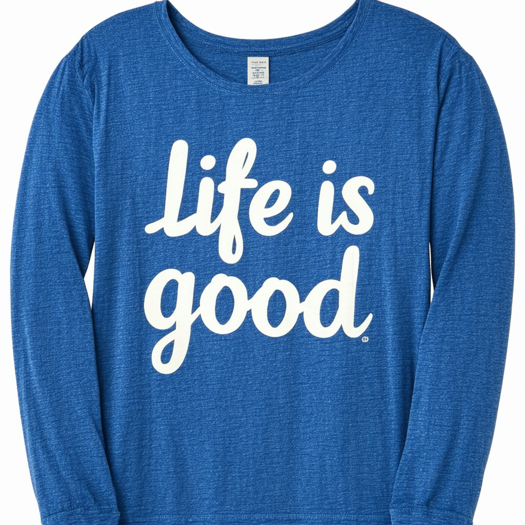 Life is Good Women's Crusher Long Sleeve Tee,Windsor,X-Large