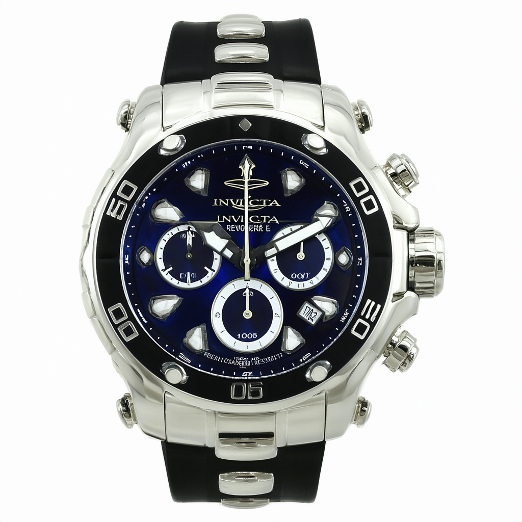 Invicta Men's 10806 Venom Reserve Chronograph Silver-Tone Stainless Steel Watch