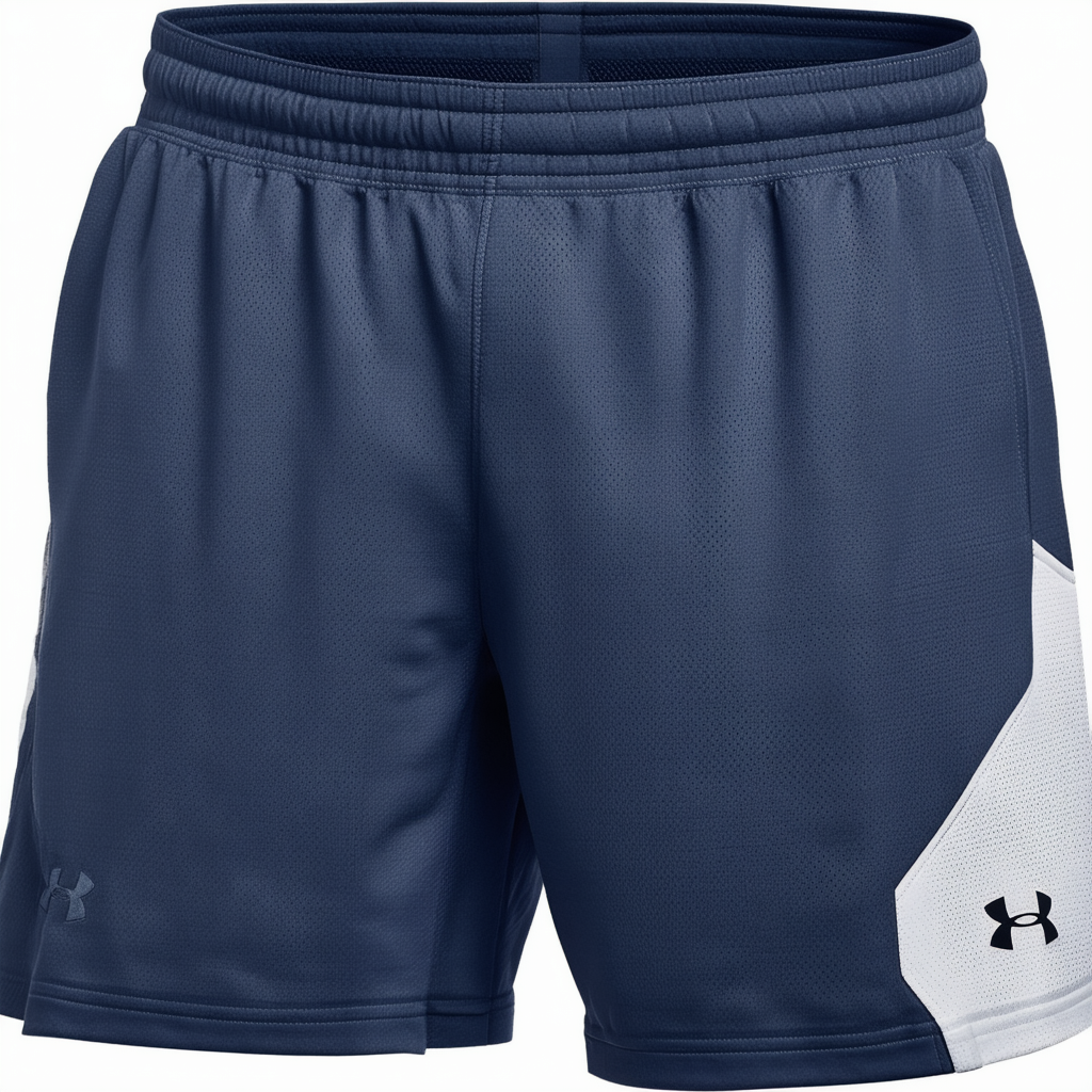 Under Armour Locker 7 inch Pocketed Short - Midnight Navy/White
