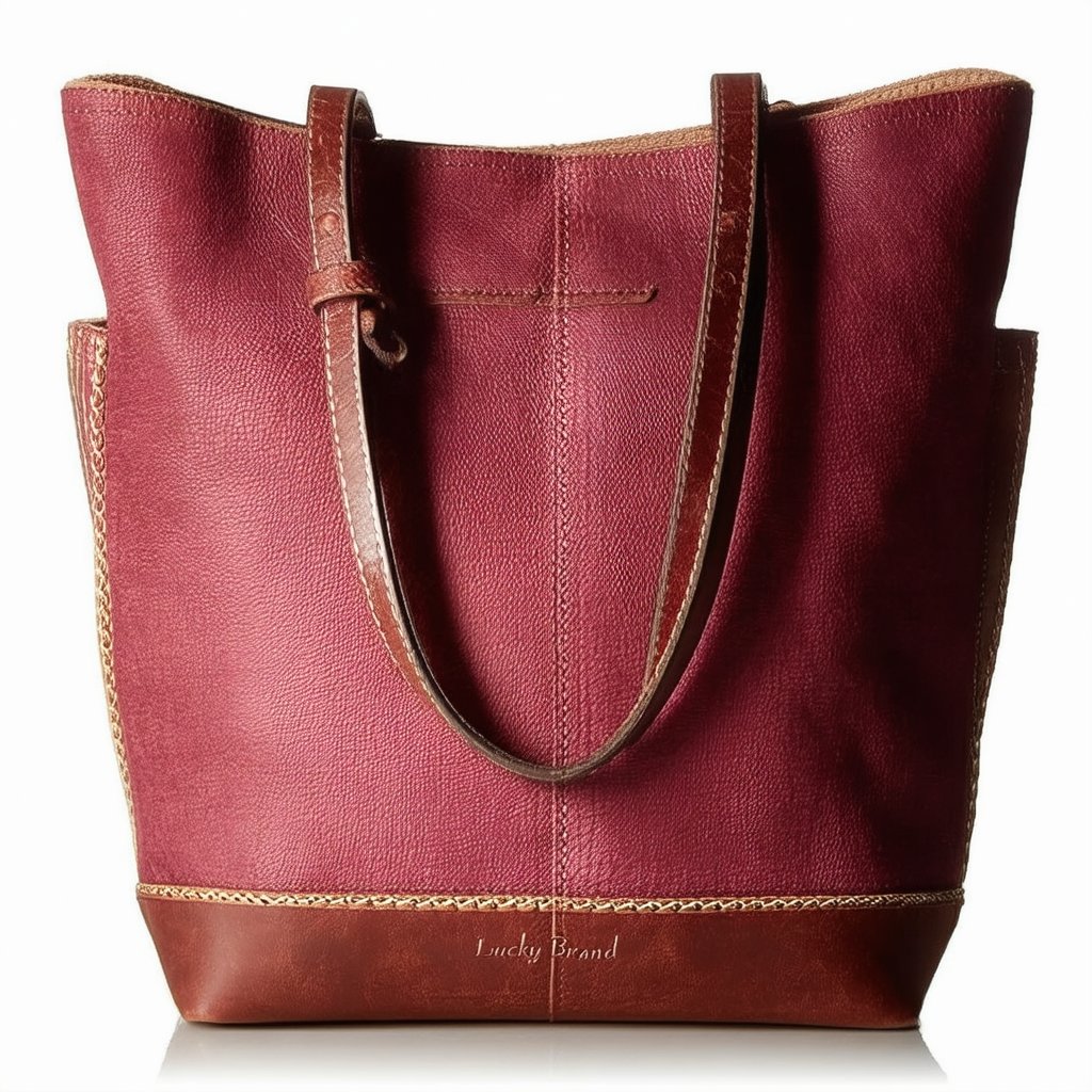 Lucky Brand Women's Serena Tote, Pomegranate, One Size