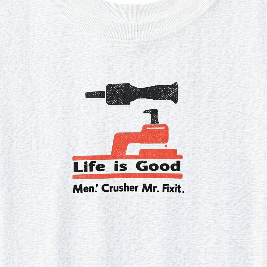 Life is Good Men's Crusher Mr. Fixit T-Shirt
