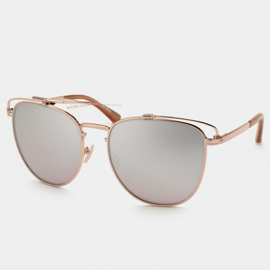 Michael Kors 56 mm San Diego MK1045 Rose Gold/Silver Mirror One Size