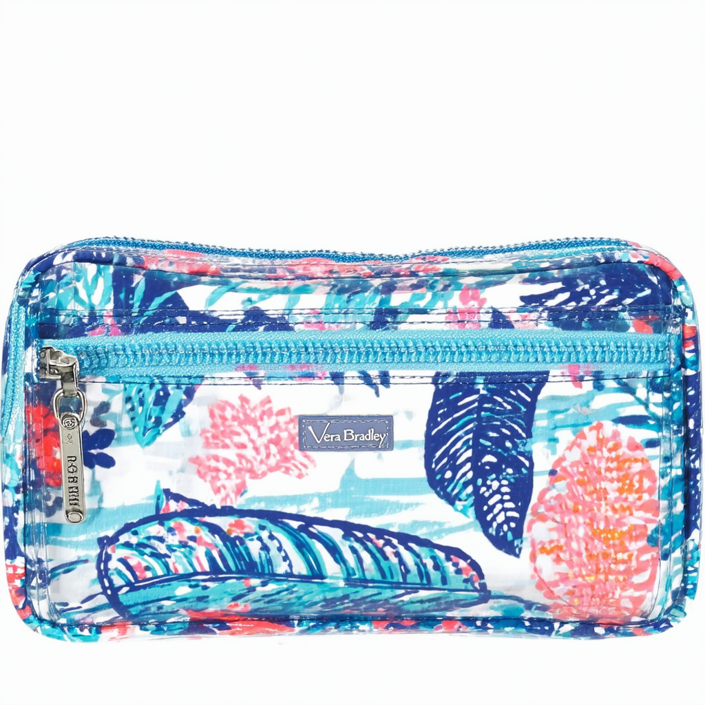 Vera Bradley Seashore Clear Cosmetic