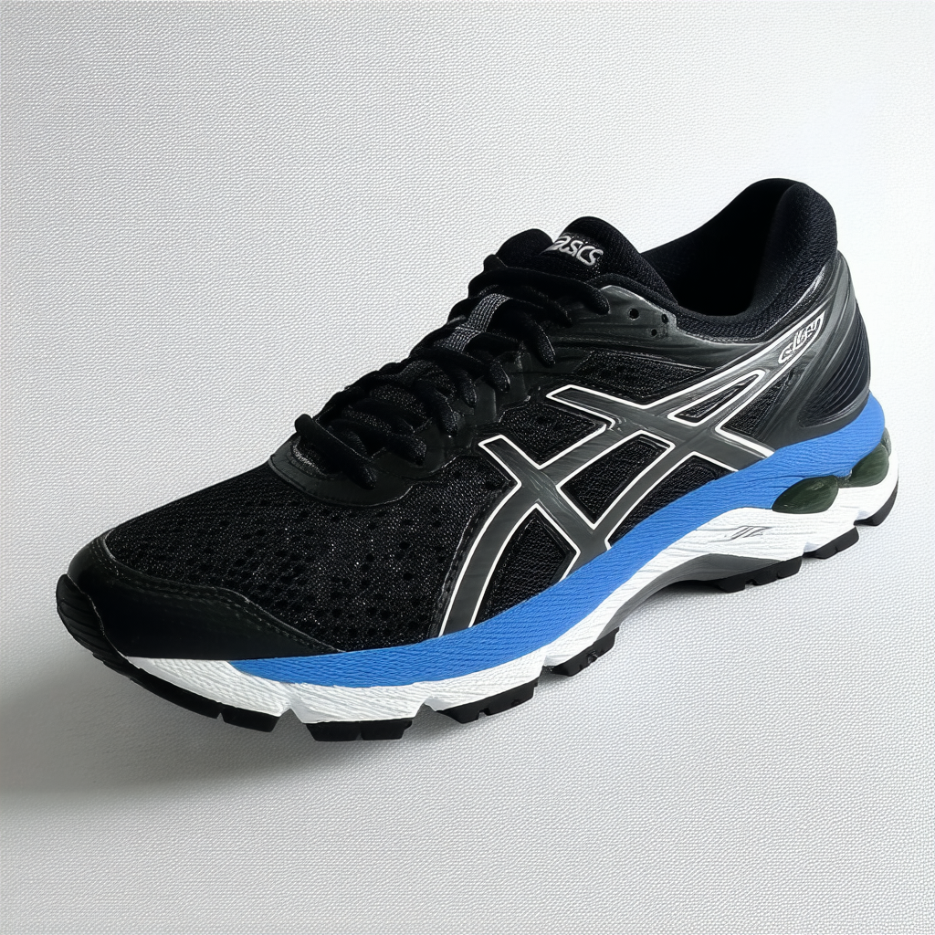 ASICS Gel-Kayano 19 Men's Running Shoes Black/Lightning/Blue