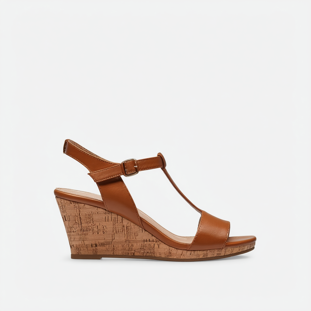 NINE WEST Women's Tristol Peep Toe Wedge