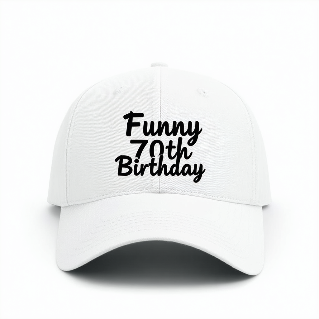 CafePress Funny 70th Birthday Cap Baseball Cap
