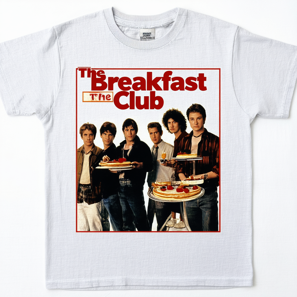 Trevco Men's The Breakfast Club Bc Poster T-Shirt