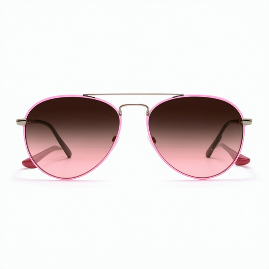 New Model! RB3025JM - 001/X3 | AVIATOR FULL COLOR Frame arista Lens pink gradient brown 58mm
