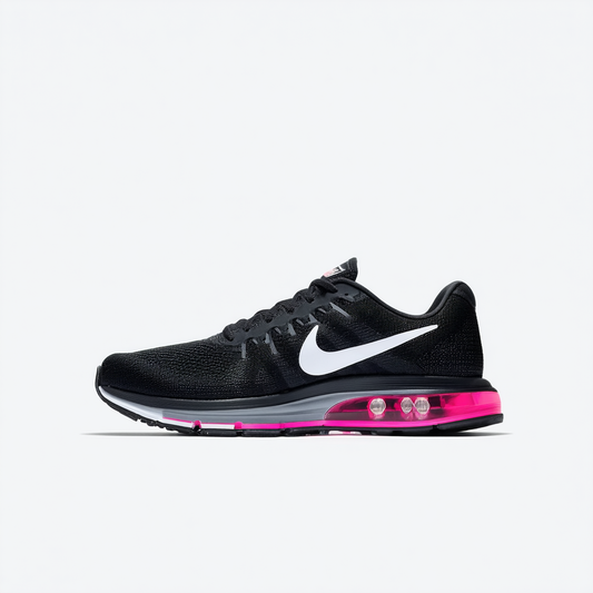 NIKE Women's Air Max Run Lite 4 Black/White/Digital Pink Running Shoes 6 Women US
