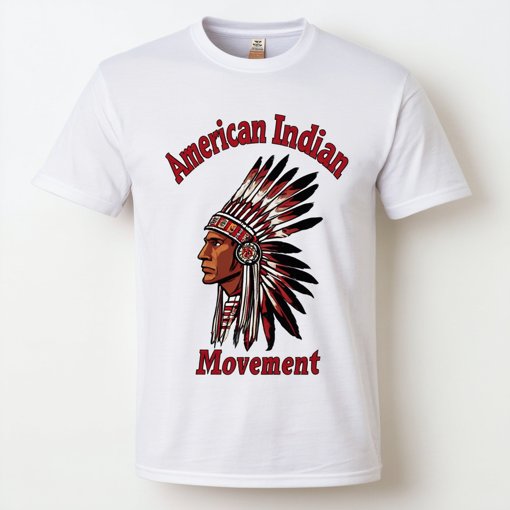 CafePress American Indian Movement T Shirt Cotton T-Shirt