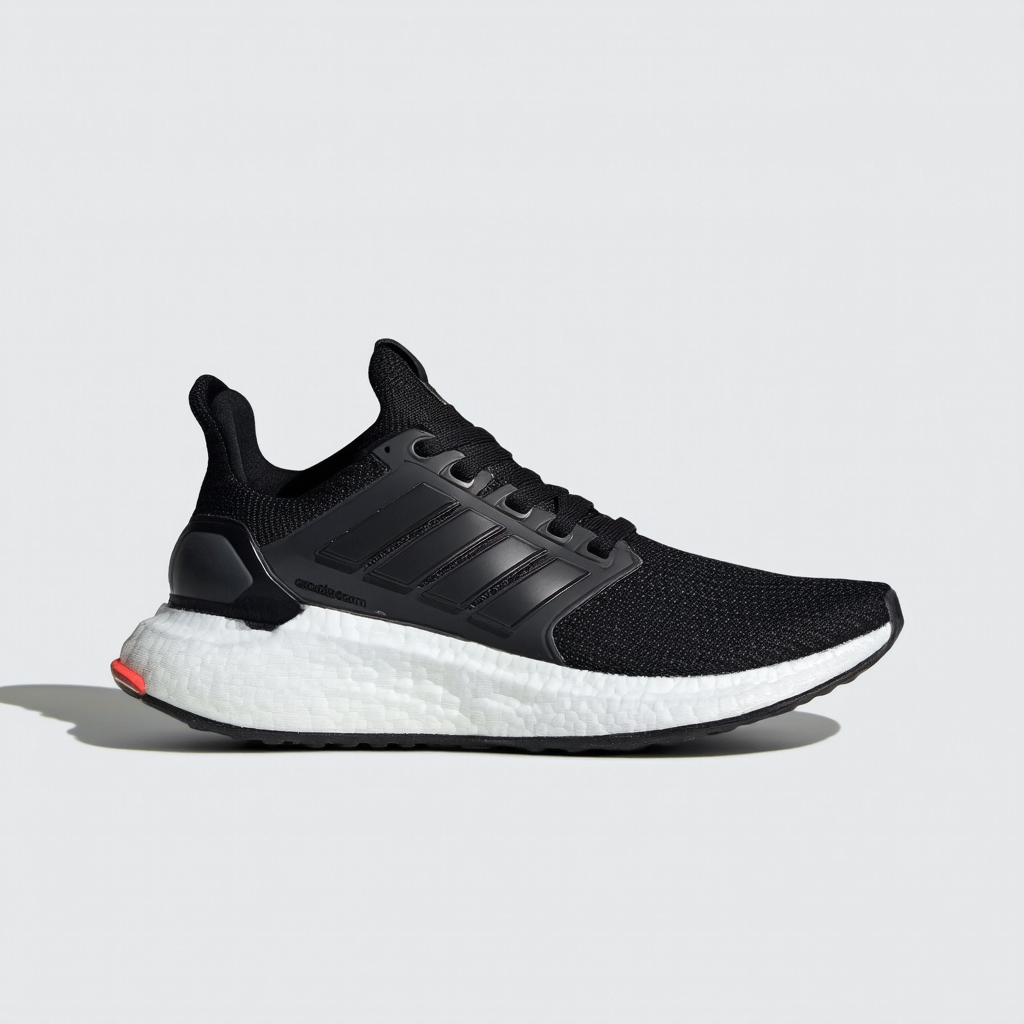 adidas Men's Cloudfoam Super Flex Running Shoe, Black/White/Solar Red, 11 D - Medium