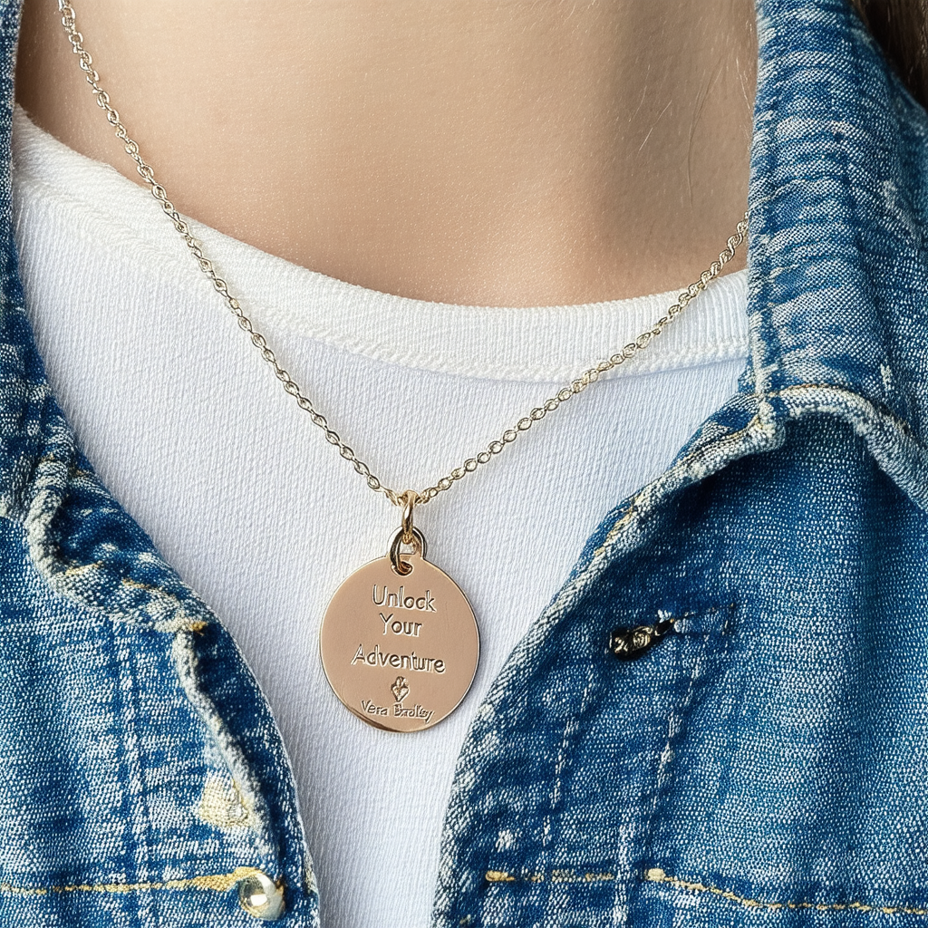 Vera Bradley Women's Unlock Your Adventure Necklace