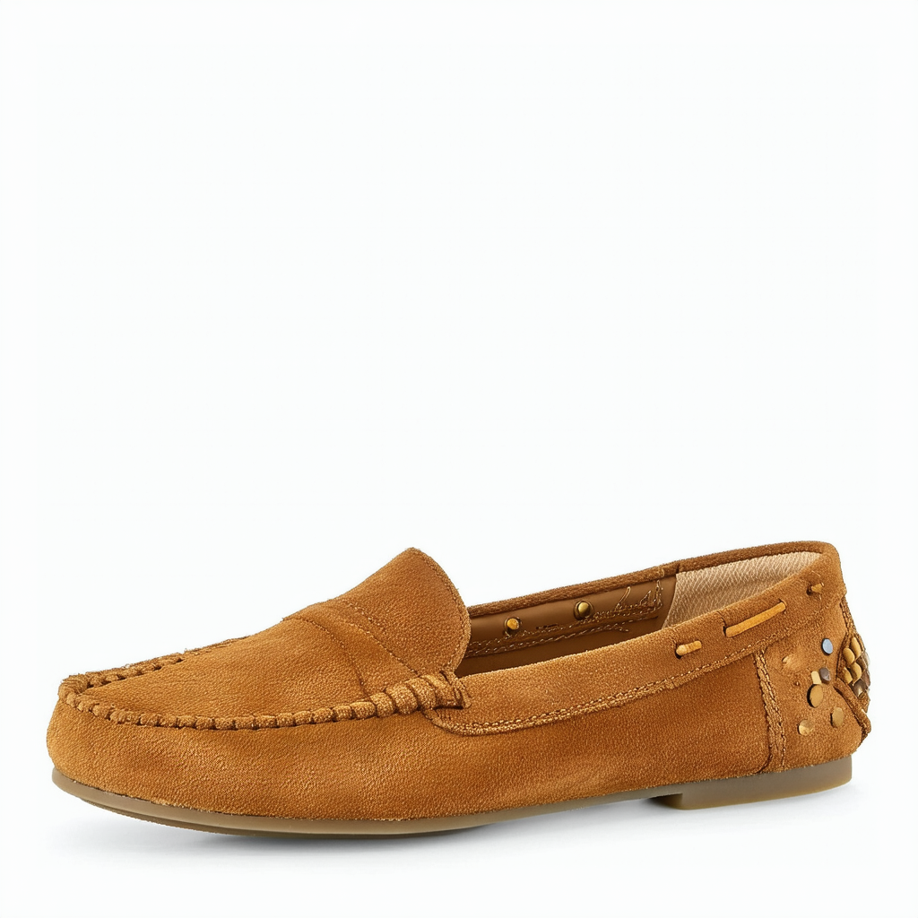 Sperry Women's Seaport Penny Stud Suede Loafer