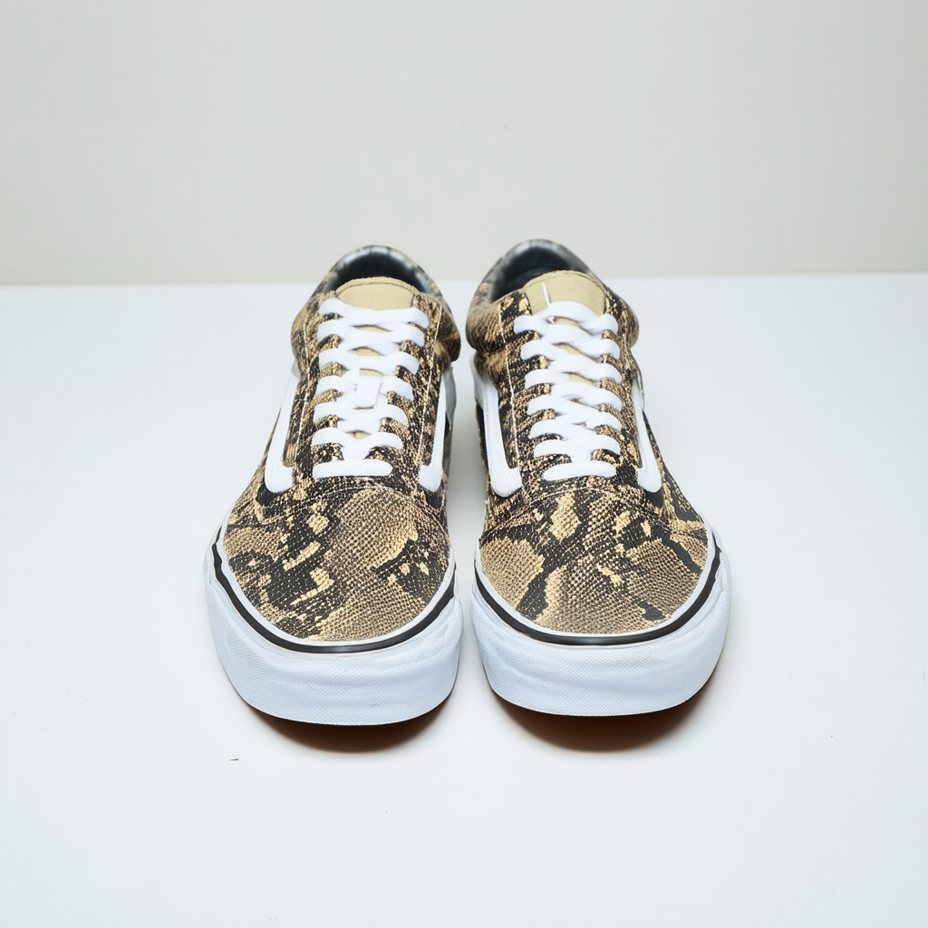 Vans Men's Old Skool Snake Ankle-High Skateboarding Shoe