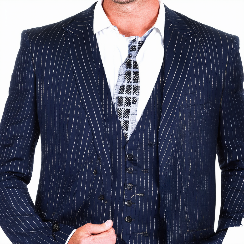 Forum Novelties Men's Roaring 20's Pinstripe Suit Gangster Costume
