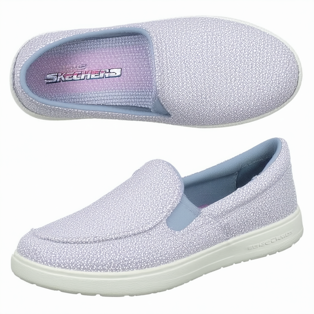 BOBS from Skechers Women's World-Flash and Fade Slip-On
