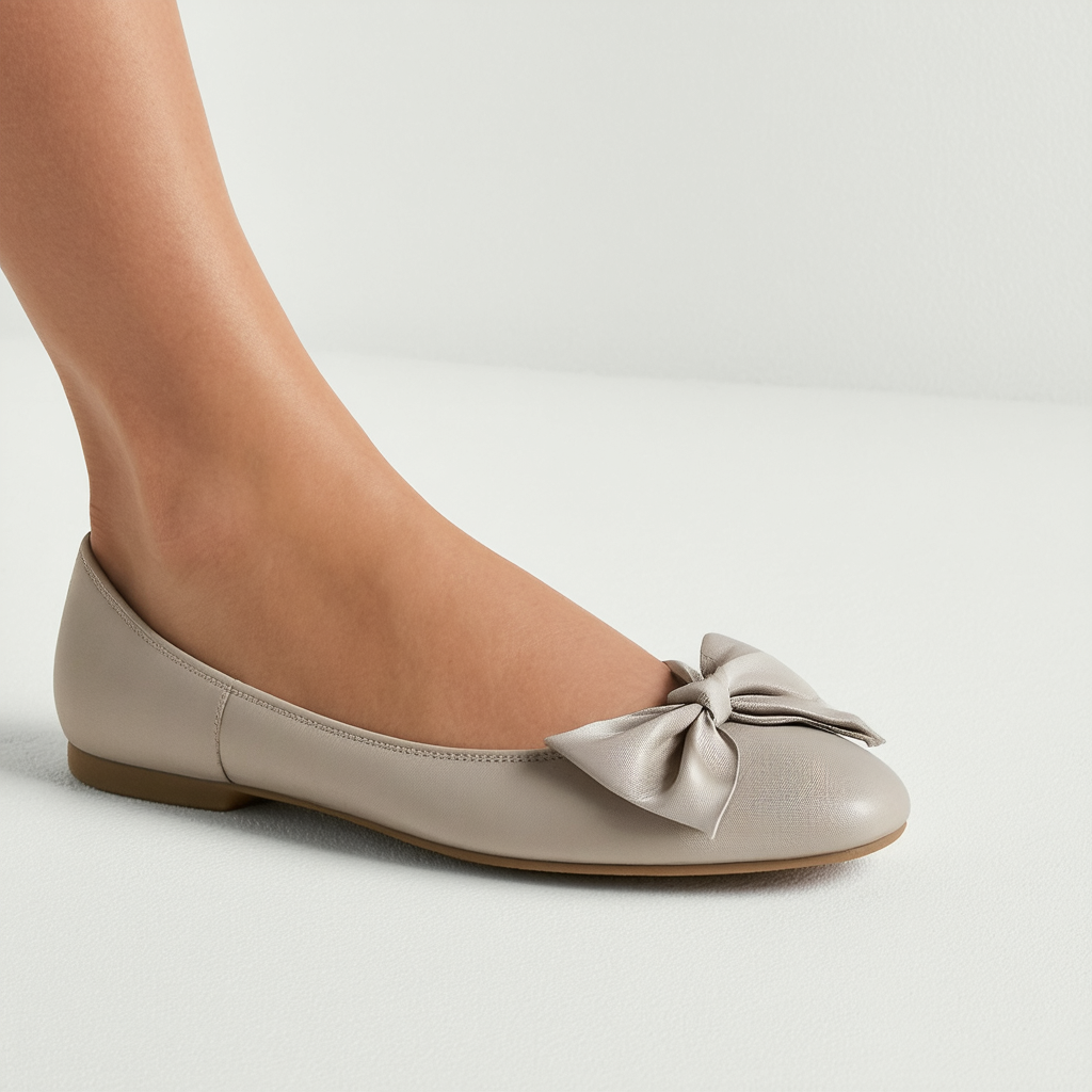 ECCO Women's Touch Bow Ballerina Flat