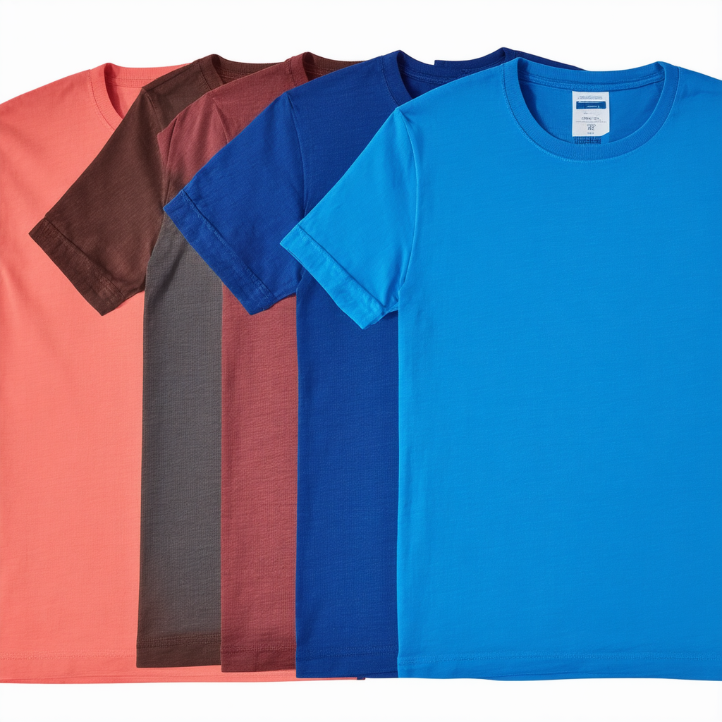 Hanes ComfortSoft Short Sleeve Crew Neck T-Shirts (Pack 0f 4 2 Royal Blue, 2 Light Blue) 3XL